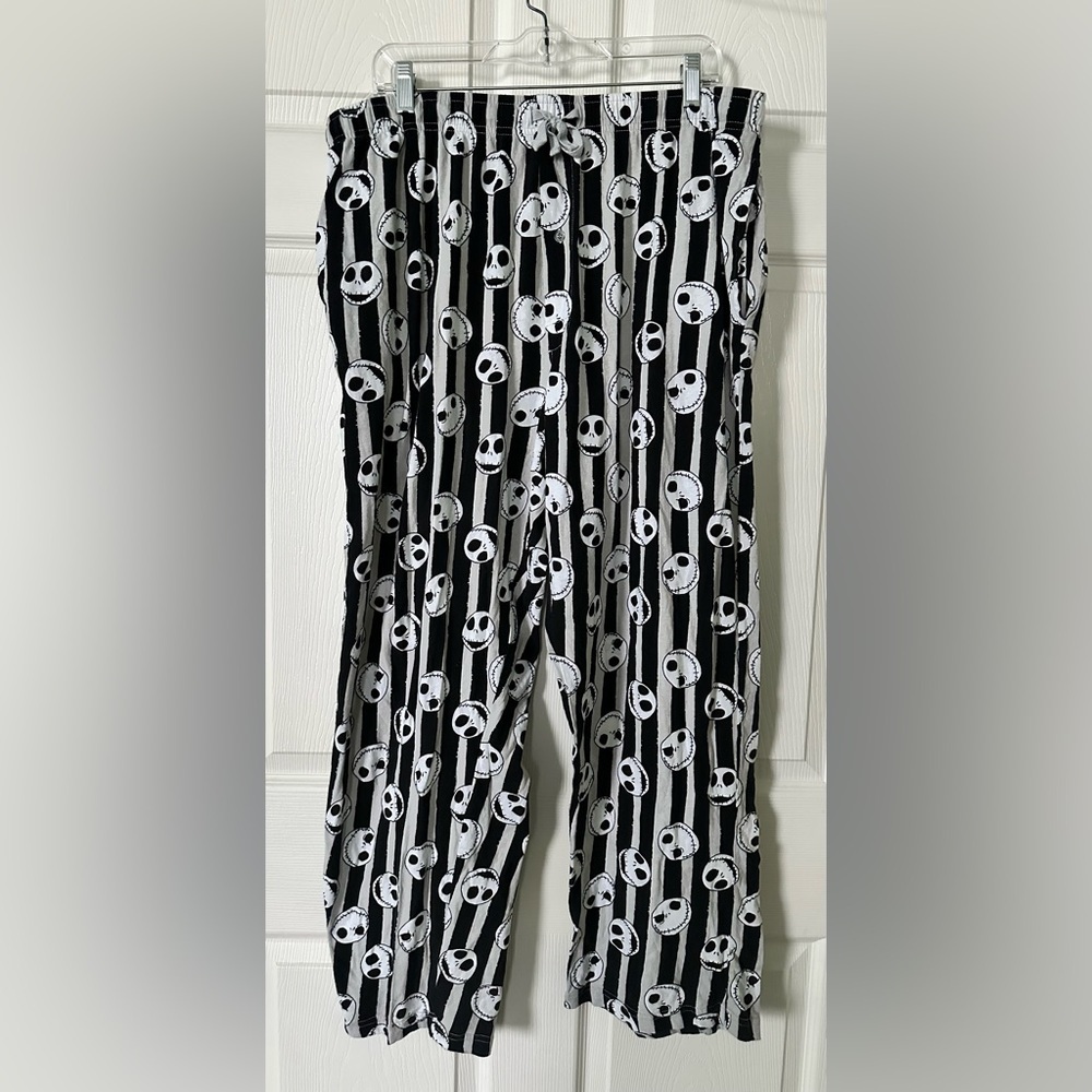 The Nightmare Before Christmas Apparel Black  White Men’s PJ Pants Sz XL NC0141